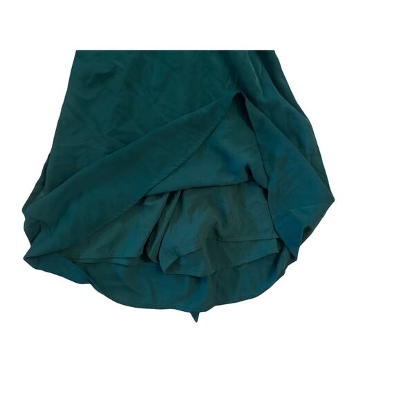 NWT Women XS Abercrombie & Fitch Angel Sleeve Mini Skort Green Dress Lined - Picture 3 of 5
